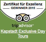 TripAdvisor Zertifikat für Exzellenz 2015